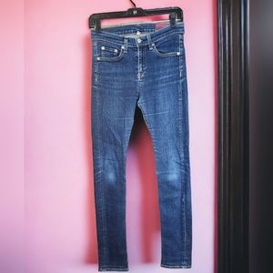 Rag & Bone High Rise Skinny Dark/ Heritage Wash Size 27